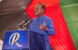 File image of Azimio Leader Raila Odinga.